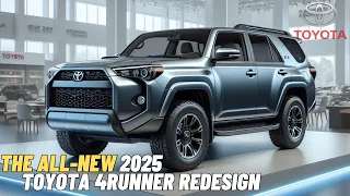 Next-Level Off-Roading: 2025 TOYOTA 4RUNNER REDESIGN REVEAL! - First Look!