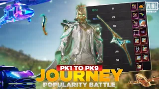 Popularity Battle | PK1 to PK9 Journey | Got Mythic Lobby Mythic Partner Pose |PUBGM HdShot Gaming