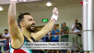 16th FIG Artistic Gymnastics World Cup DOHA 2024 | MENS APPARATUS FINALS DAY 1 RE-live