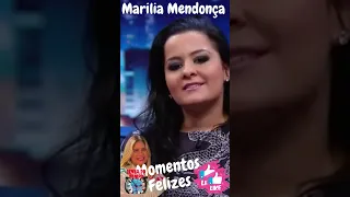 Marilia Mendonça 👩🏼E Seus MOMENTOS felizes, Alegres, divertidos 👍Danilo Gentille 😍PAPO RETO4 #SHORTS