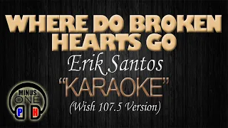 WHERE DO BROKEN HEARTS - Eric Santos (KARAOKE Wish 107.5 Version) Original Key