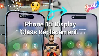 iPhone 15 Glass Replacement. How to change iphone 15 only screen glass. Zorba mobile