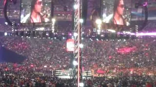 Bret Hart Entrance At Wrestlemania 26 In Phoenix, Arizona