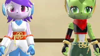 (MMD) Lilac and Carol in Elevator Trouble