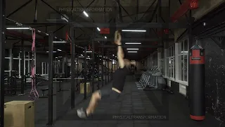 Выход силой на кольцах (киппинг) ( Kipping Ring Muscle Up )