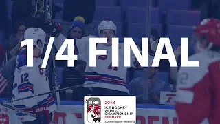 The best moments of 1/4 FINAL World Hockey Championship 2018