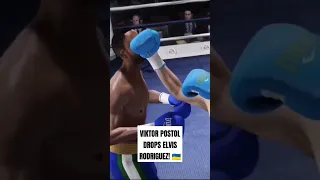 Viktor Postol Drops Elvis Rodriguez! 🇺🇦 #Shorts | Fight Night Champion Simulation