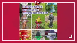 Silsbee woman, artist paints a dozen fire hydrants to give families an 'adventure' during pandemic