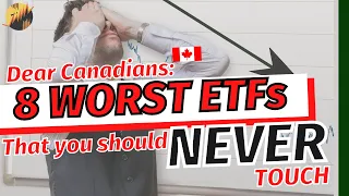 🍁 LOSE -50%?! WORST CANADIAN ETFs this decade & how to AVOID CLOSURES (8 ETFs, 18 closed)