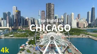 [4K] Chicago - 3rd largest city in the USA.