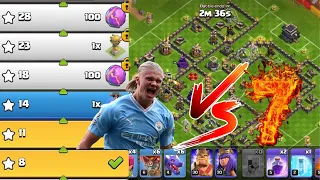 How To Easy 3 Star Friendly Warm-up - Haaland's Challenge #7 (Clash of Clans)