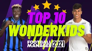 Top 10 Wonderkids in Football Manager 2021 - FM21