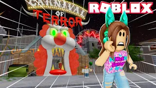 FUJA DO PARQUE DE DIVERSÃO ANTES QUE SEJA TARDE! (Escape The Carnival of Terror Obby!) - Roblox