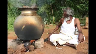 MUTTON !!! Simple Traditional MUTTON BIRYANI Prepared by my Daddy ARUMUGAM / Village food factory