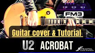 U2 - ACROBAT GUITAR COVER & TUTORIAL ( LIVE IN BERLIN )