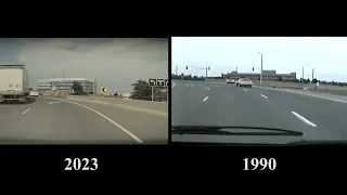 A Drive Through Meadowvale, Mississauga, Ontario - 1990 vs 2023