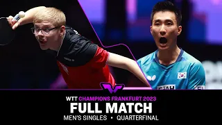 FULL MATCH | Felix LEBRUN vs LEE Sang Su | MS QF | #WTTFrankfurt 2023