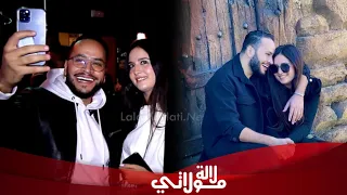 نظرات حب و غزل.. لأبو جاد و زوجته بحفل حاتم إيدار مع أول ظهور لشقيقة زوجته التوأم ..