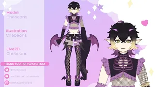 [Mini Live2D Showcase] Chebe's First Vtuber Model!