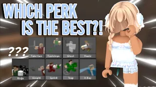 WHICH MM2 PERK IS THE BEST?!
