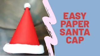 Paper Santa cap | Santa hat | Christmas series 1