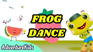 DANCE WITH RAY 🐸 #TUZELITY ADVENTURE KIDS FROG DANCE 🐸💗 | Kids Dance  | Nursery Teaching Education