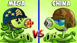 50 Plants Max Level Boosted Pea Vine vs 100 Gladiator Gargantuar Zombies - PvZ 2 Challenge