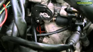 How to ajust idle speed on a uno fire ie engine