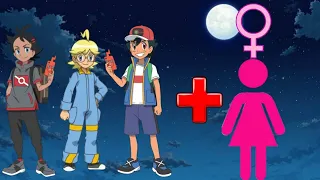 What if Leon and Ash had female mode | #viral #pokemon #pokemoncharacters  #leon #ash #GAMERAPUFF