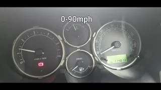 2004 Land Rover Freelander TD4 2.0 accelerations 0-90mph and in gear