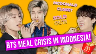 Huge Demand For “BTS Meal” Caused More Than 13 McDonald’s Restaurants In Indonesia To Close Soon