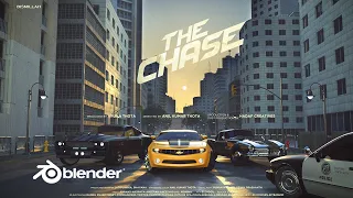 blender car chase short film | Blender Movie | Epic Car Chase in Blender | Blender short film