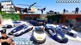 Collecting Sheriff Police Super Cars in Gta 5 with Franklin! (Real Life Vehicles#13)