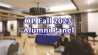 Alumni Panel, Fall '23