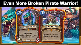 100% Winrate! Blizzard Made Pirate Warrior More BROKEN! Voyage to the Sunken City | Hearthstone