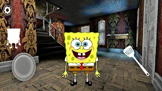 Escaping as SpongeBob in Granny 3 | Hard Mode | Mod Menu