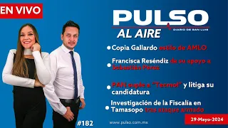 #PulsoAlAire #NoticiasSLP | Copia Gallardo estilo de AMLO