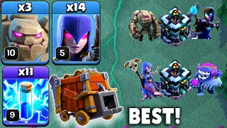 Golem Witch Attack TH13 - Best Th13 Strongest CWL Attack | TH13 Attack Strategy 2023 In COC