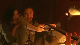 5 Snake attack 2 girls ( snake squeeze scene)