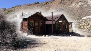 THIS WAS A CRIME SCENE... **TRUE STORY IN THE MOJAVE ABANDONED CABINS**