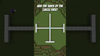 How to build CIRCLES in Minecraft!