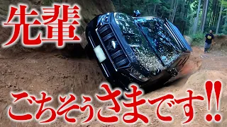 【プラド負傷】因縁の対決！！バキッ！！ゴキゴキ！！【ジープ／Jeep／プラド／PRADO／FJ／スタック】