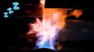 Craziest Mind Numbing Sleep Sound = Shou Sugi Ban vs Wood Burning Fireplace ?