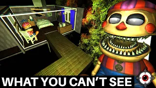 What FNAF The Glitched Attraction Hides Off Camera in the FNAF 4 Escape Room