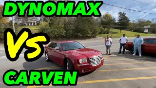 Chrysler 300 C 5.7L HEMI V8 CARVEN TR SERIES Vs DYNOMAX RACE BULLETS!