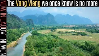 Now in Lao | Vang Vieng Laos is Changing so Quick | Eating Lao Street Food