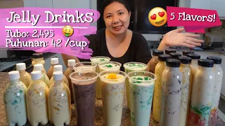 JELLY DRINKS Recipe pang Negosyo, 5 BEST SELLER Flavors!