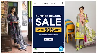 Sapphire Summer Sale Upto 50% Off