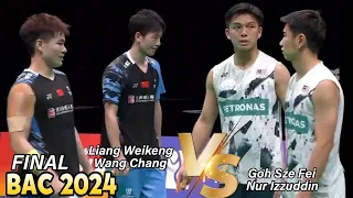 Liang Weikeng/Wang Chang vs Goh Sze Fei/Nur Izzuddin || Final BAC 2024