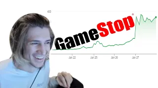 xQc Reacts to Gamestop Stock In A Nutshell